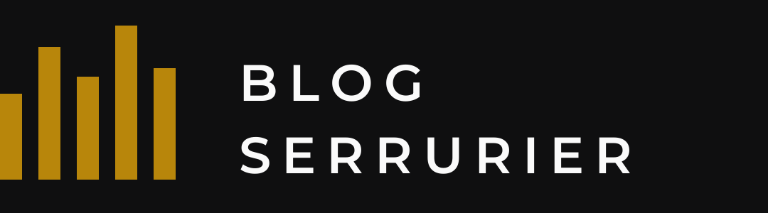 Logo Blog Serrurier sur fond sombre : ressource technique en serrurerie, ouverture fine et forensic